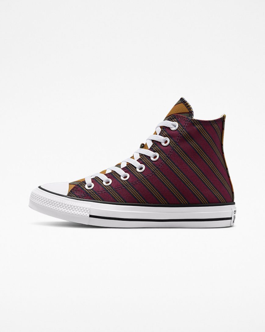 Zapatillas Altas Converse Chuck Taylor All Star Twisted Classics Mujer Obsidian Burdeos Oscuro | PE 7EP420